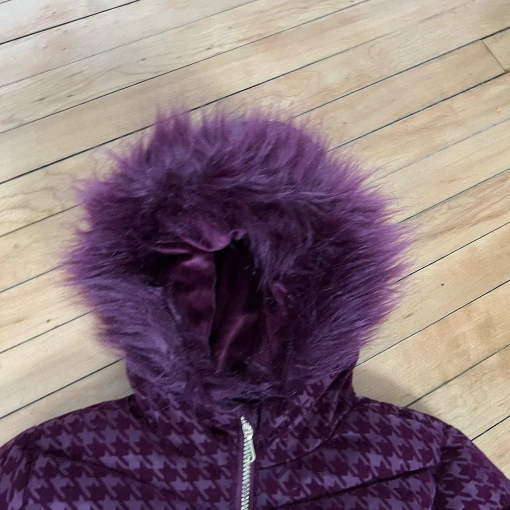 Juicy Couture Girls‎ Coat Faux Fur Hooded Winter Jacket Warm Padded Parka Hoodie